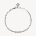 Brosway Desideri Tennis Bracelet with Luck writing and  Four - Leaf Clover 