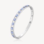 Brosway Steel Bangle With You with Light Sapphire Crystal 